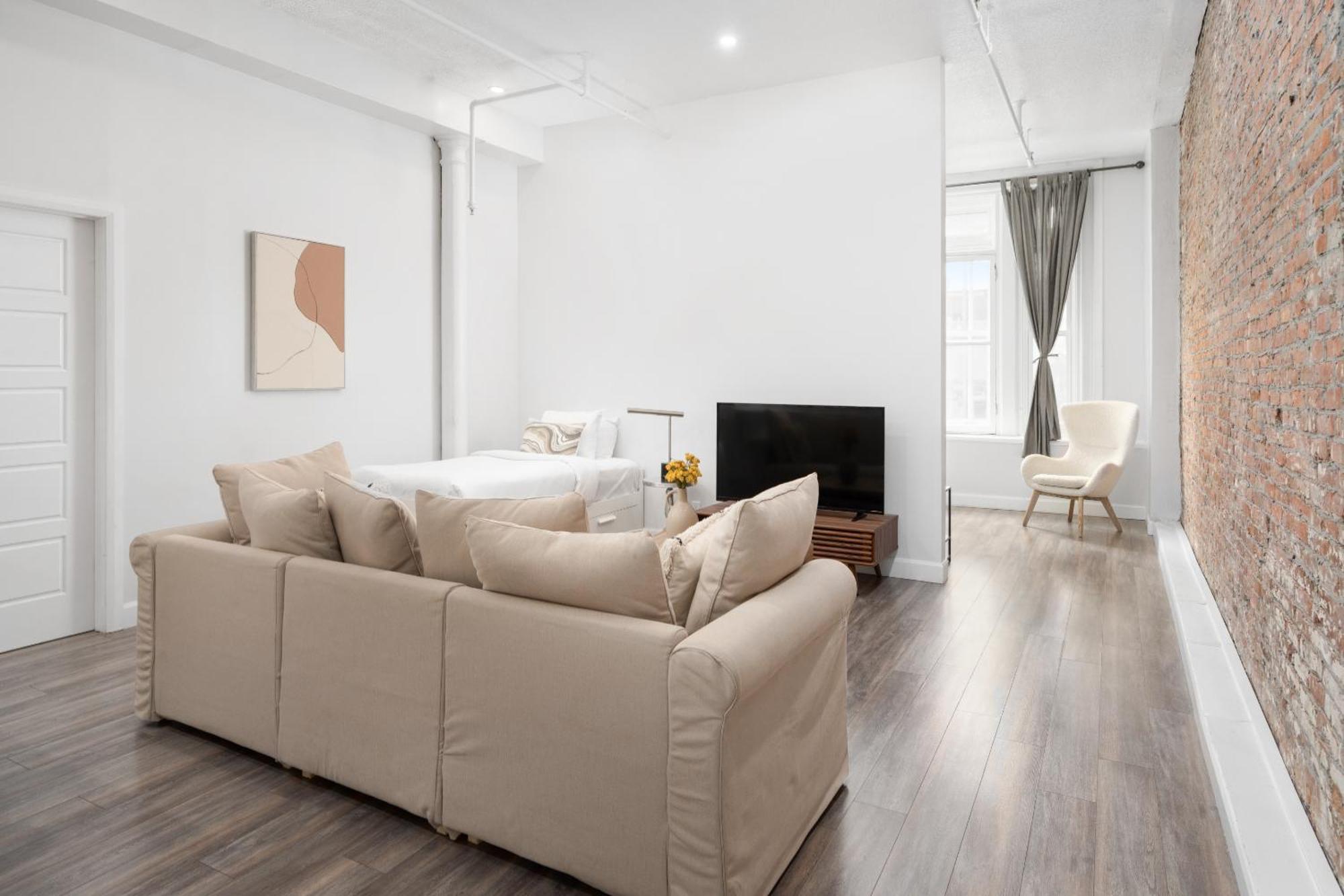 Boutique Lofts Notre Dame - Vieux Montreal Apartment Ruang foto