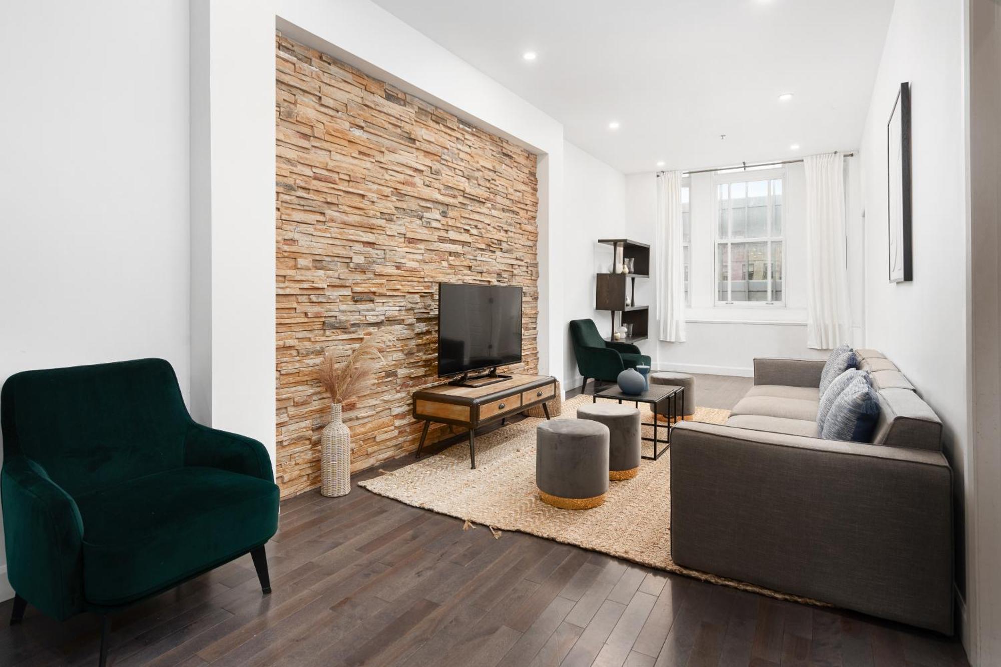 Boutique Lofts Notre Dame - Vieux Montreal Apartment Ruang foto